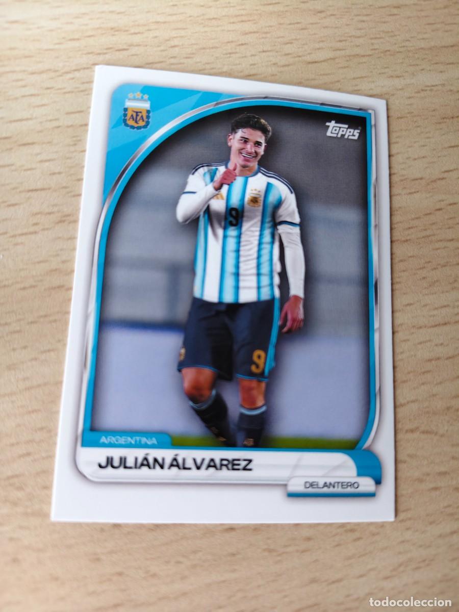 Cromos de F&uacute;tbol: 19 COLLECTOR TIN ARGENTINA 25 26 JULI&Aacute;N &Aacute;LVAREZ FIRST TEAM TOPPS 2025 2026