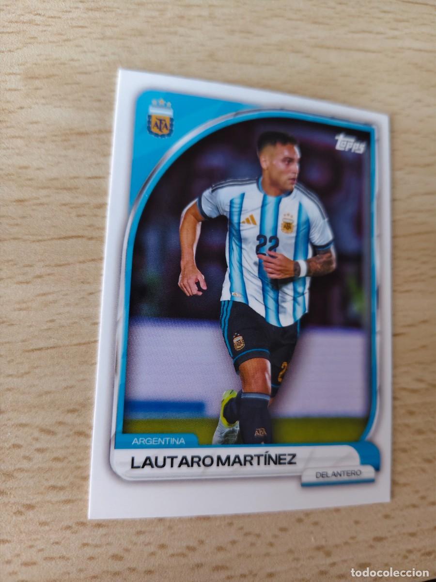 Cromos de F&uacute;tbol: 20 COLLECTOR TIN ARGENTINA 25 26 LAUTARO MART&Iacute;NEZ FIRST TEAM TOPPS 2025 2026