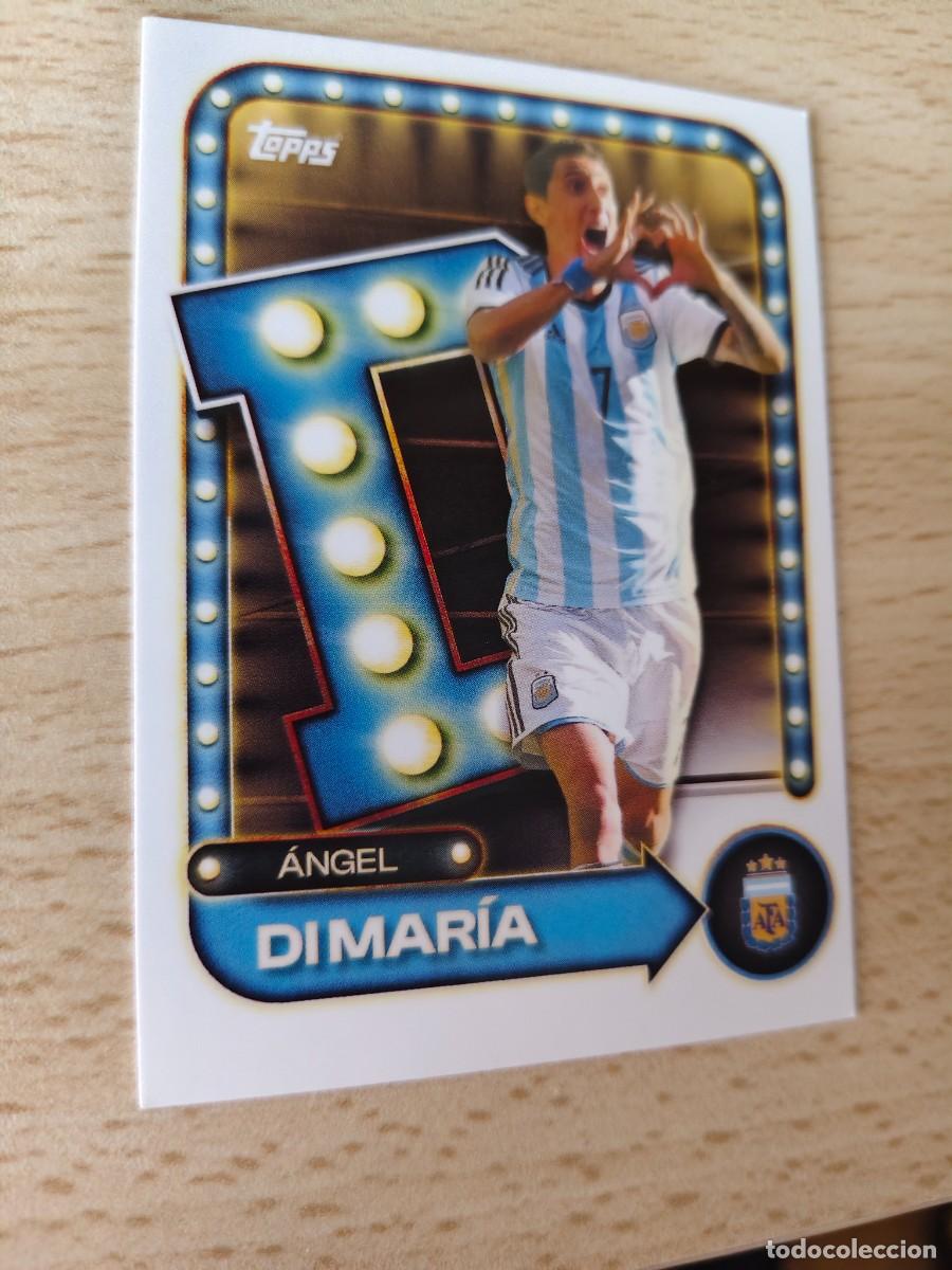 Cromos de F&uacute;tbol: 26 COLLECTOR TIN ARGENTINA 25 26 LIONEL MESSI NAME IN LIGHTS TOPPS 2025 2026