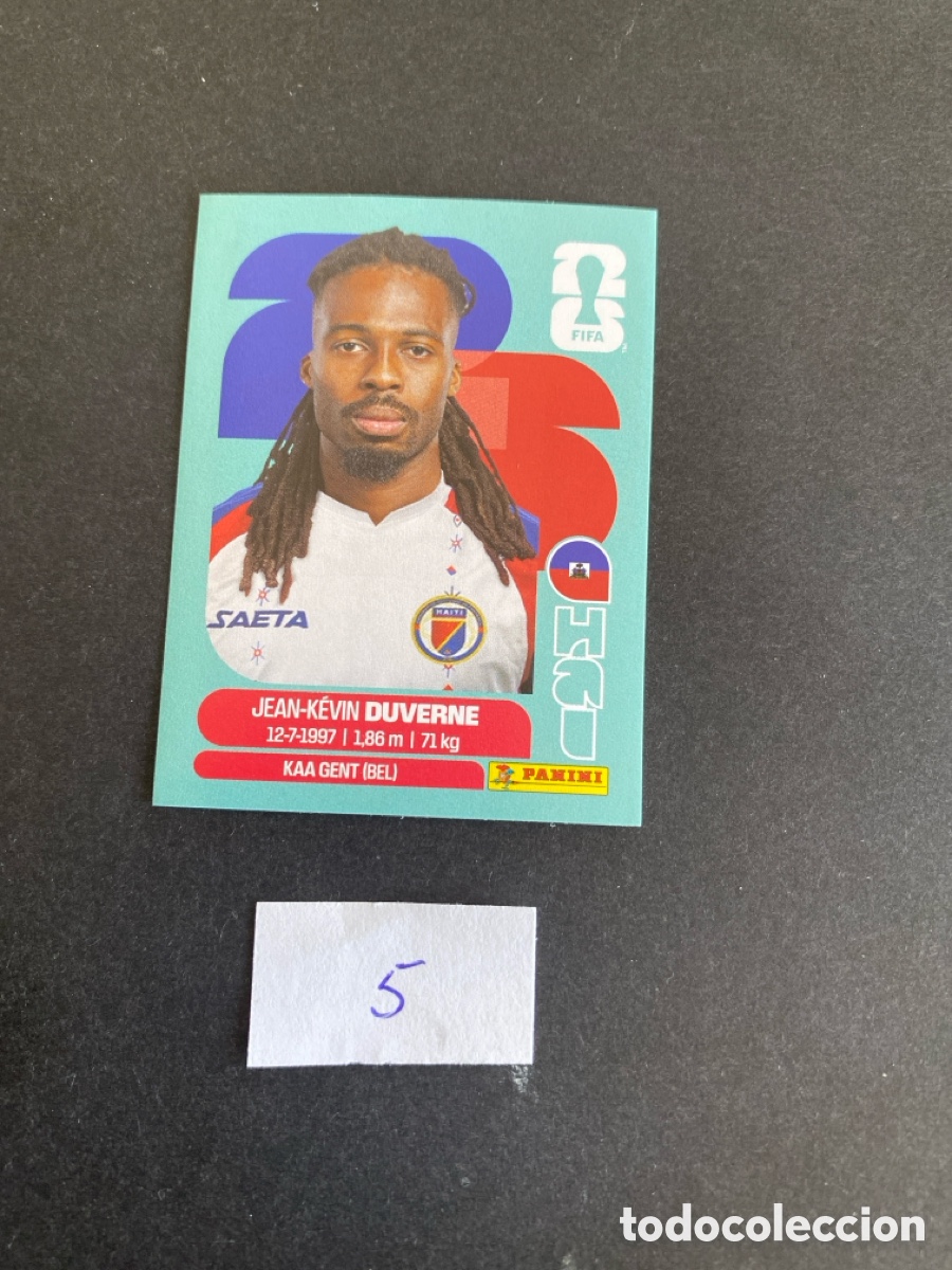 Cromos de F&uacute;tbol: Cromo Haiti Mundial 26 N* 5 nuevo