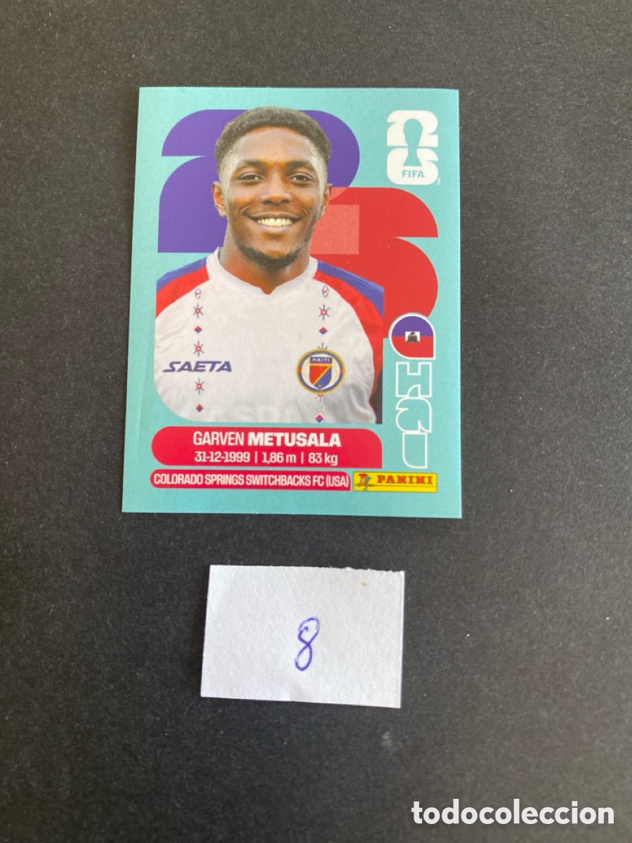 Cromos de F&uacute;tbol: Cromo Haiti Mundial 26 N* 8 nuevo