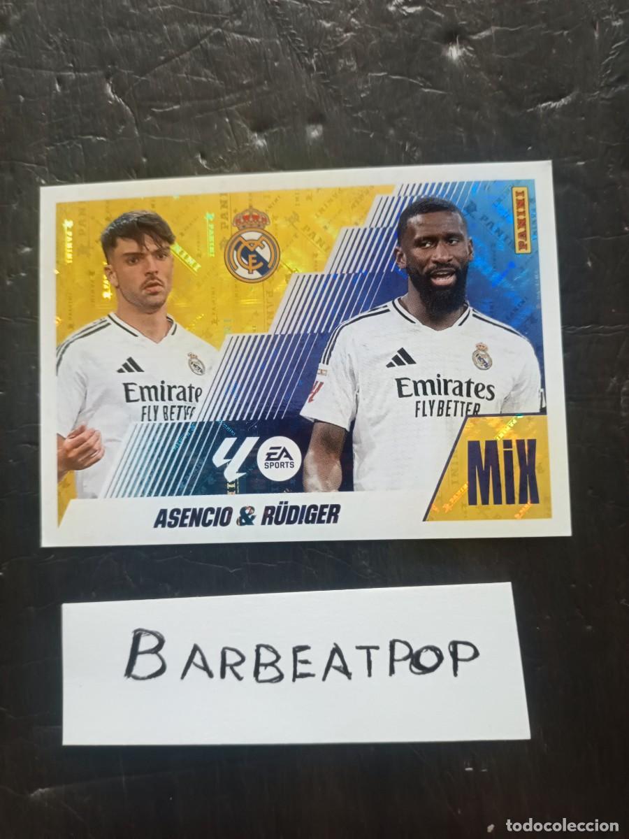 Cromos de F&uacute;tbol: CROMO LIGA ESTE PANINI 2025 2026 MIX ASENCIO RUDIGER R. MADRID