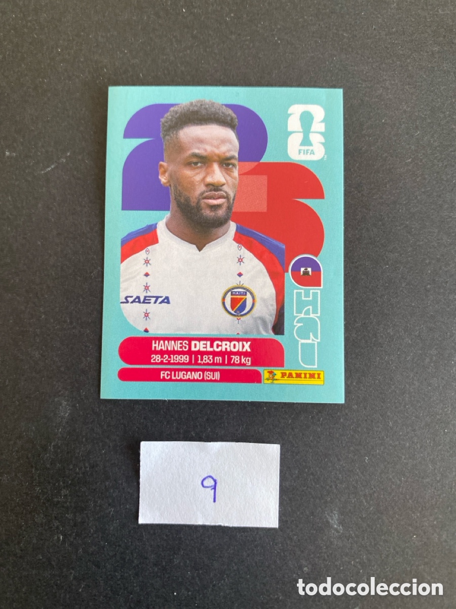 Cromos de F&uacute;tbol: Cromo Haiti Mundial 26 N* 9 nuevo