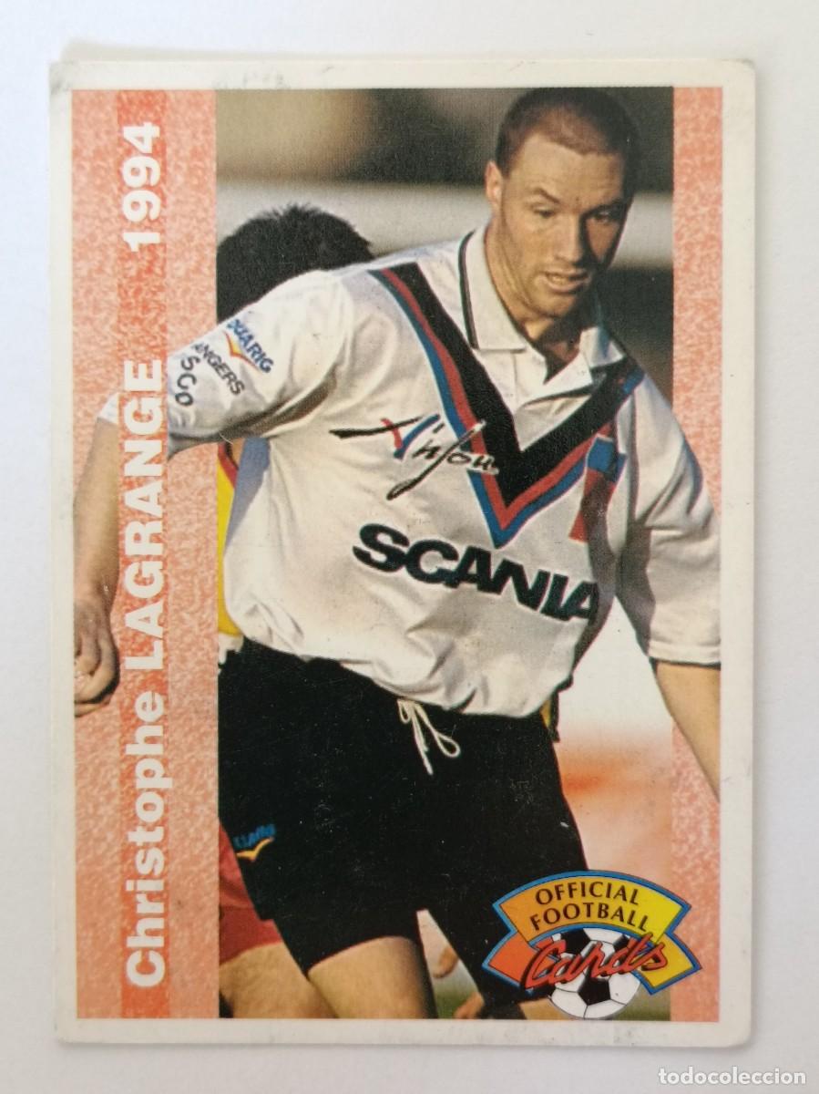 Cromos de F&uacute;tbol: #195 CHRISTOPHE LAGRANGE (ANGERS) FOOTBALL CARD 1993/1994 PANINI