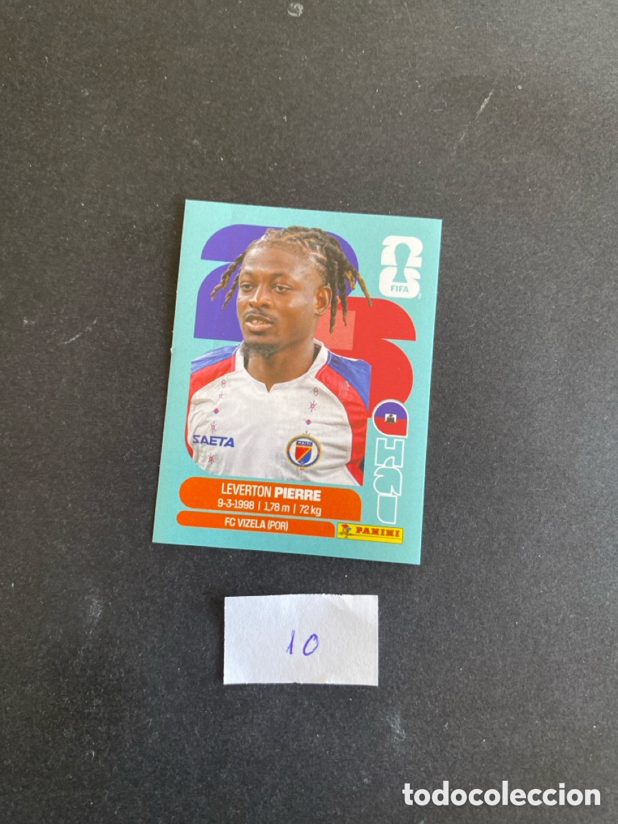Cromos de F&uacute;tbol: Cromo Haiti Mundial 26 N* 10 nuevo