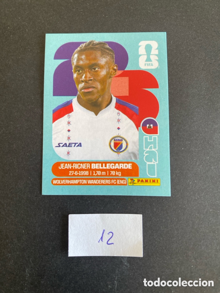 Cromos de F&uacute;tbol: Cromo Haiti Mundial 26 N*12 nuevo