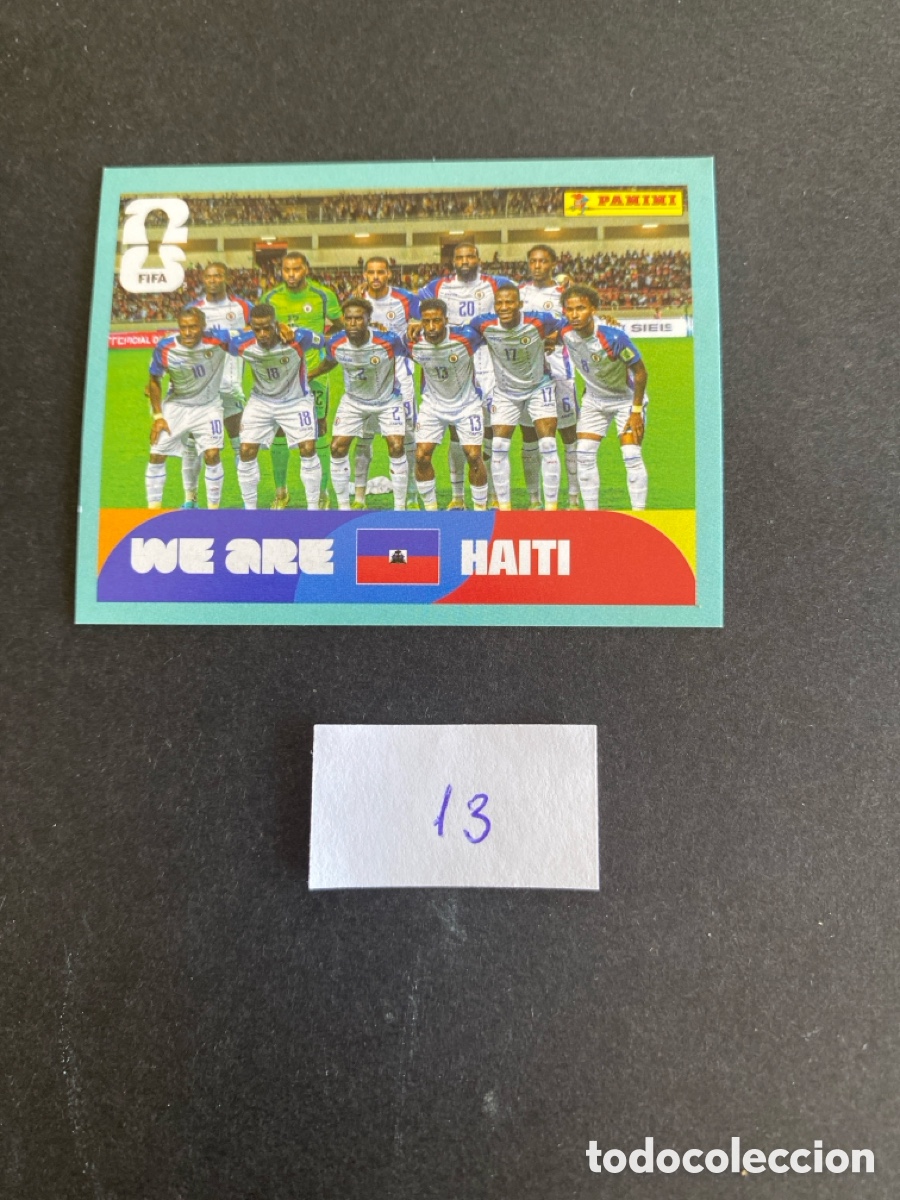 Cromos de F&uacute;tbol: Cromo Haiti Mundial 26 N* 13 nuevo
