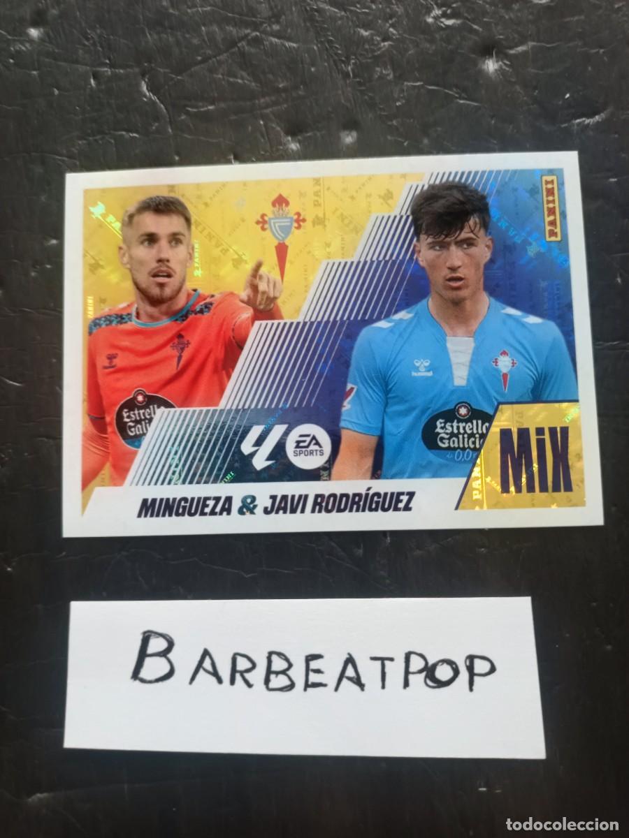 Cromos de F&uacute;tbol: CROMO LIGA ESTE PANINI 2025 2026 MIX MINGUEZA JAVI RODR&Iacute;GUEZ