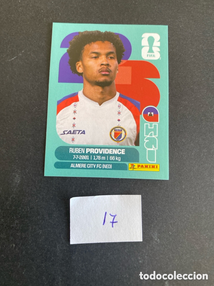 Cromos de F&uacute;tbol: Cromo Haiti Mundial 26 N* 17 nuevo