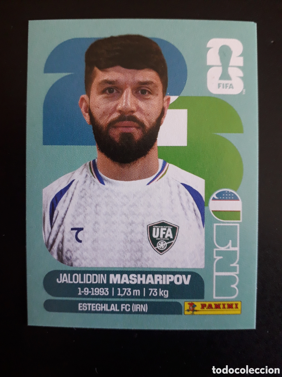 Cromos de F&uacute;tbol: MASHARIPOV UZBEKISTAN UZB 18 MUNDIAL F&Uacute;TBOL 2026 FIFA WORLD CUP PANINI SIN PEGAR PEDIDO M&Iacute;NIMO 3&euro;