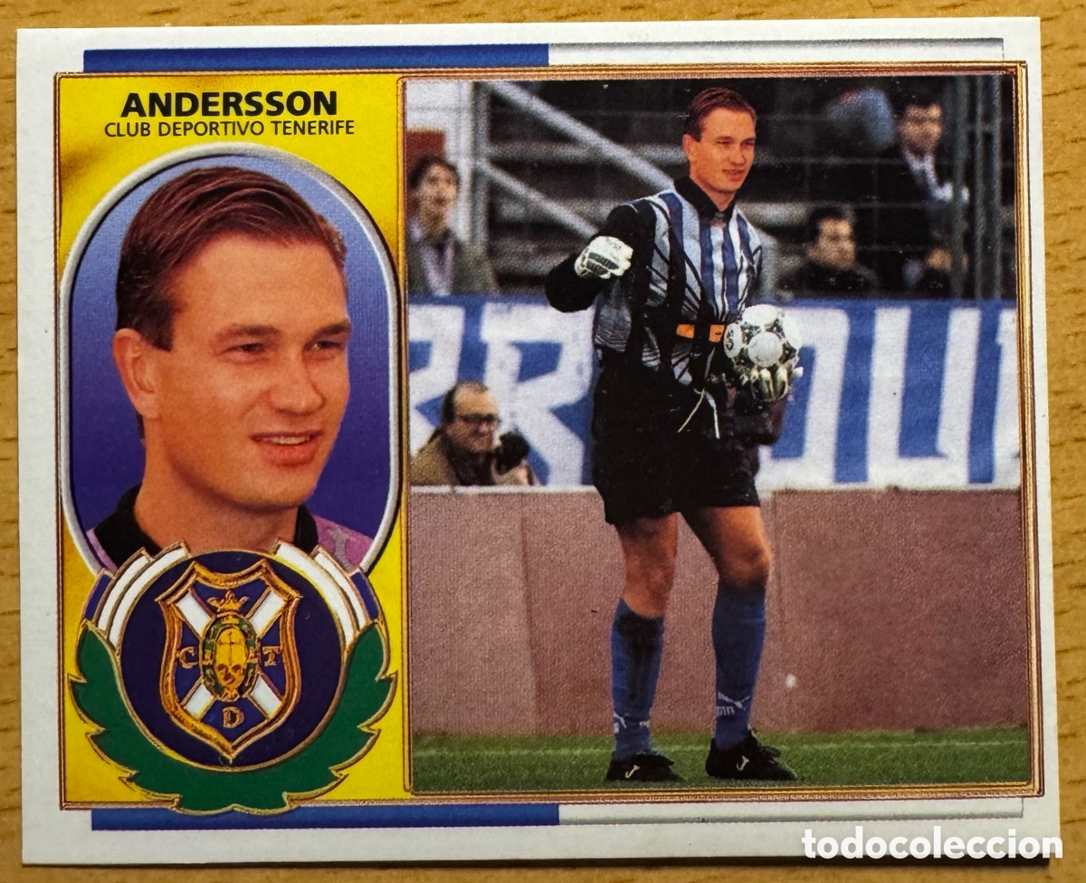 Cromos de F&uacute;tbol: ANDERSSON (CD Tenerife) - ESTE 1996-97 Fichaje 21 Versi&oacute;n Dif&iacute;cil. NUNCA PEGADO