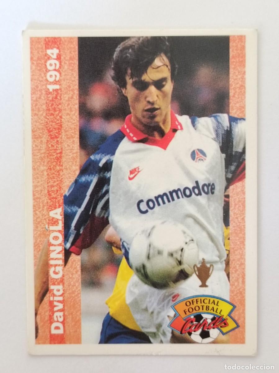 Football Stickers: #205 DAVID GINOLA (PARIS SAINT-GERMAIN) FOOTBALL CARD 1993/1994 PANINI