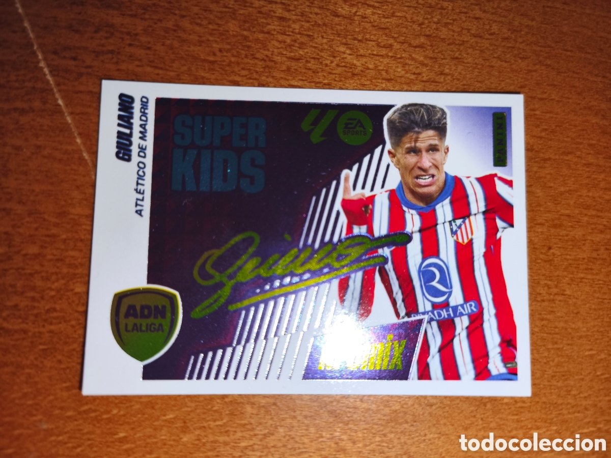 Fu&szlig;ball-Sticker: Giuliano ADN la liga KROMIX Super kids n&deg;K9 liga este 25/26 Atl&eacute;tico De Madrid