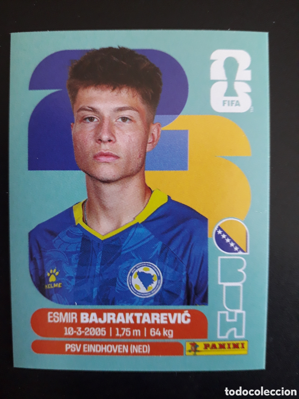 Football Stickers: BAJRAKTAREVIĆ BOSNIA HERCEGOVINA BIH 15 MUNDIAL F&Uacute;TBOL 2026 FIFA WORLD CUP PANINI PEDIDO M&Iacute;NIMO 3&euro;