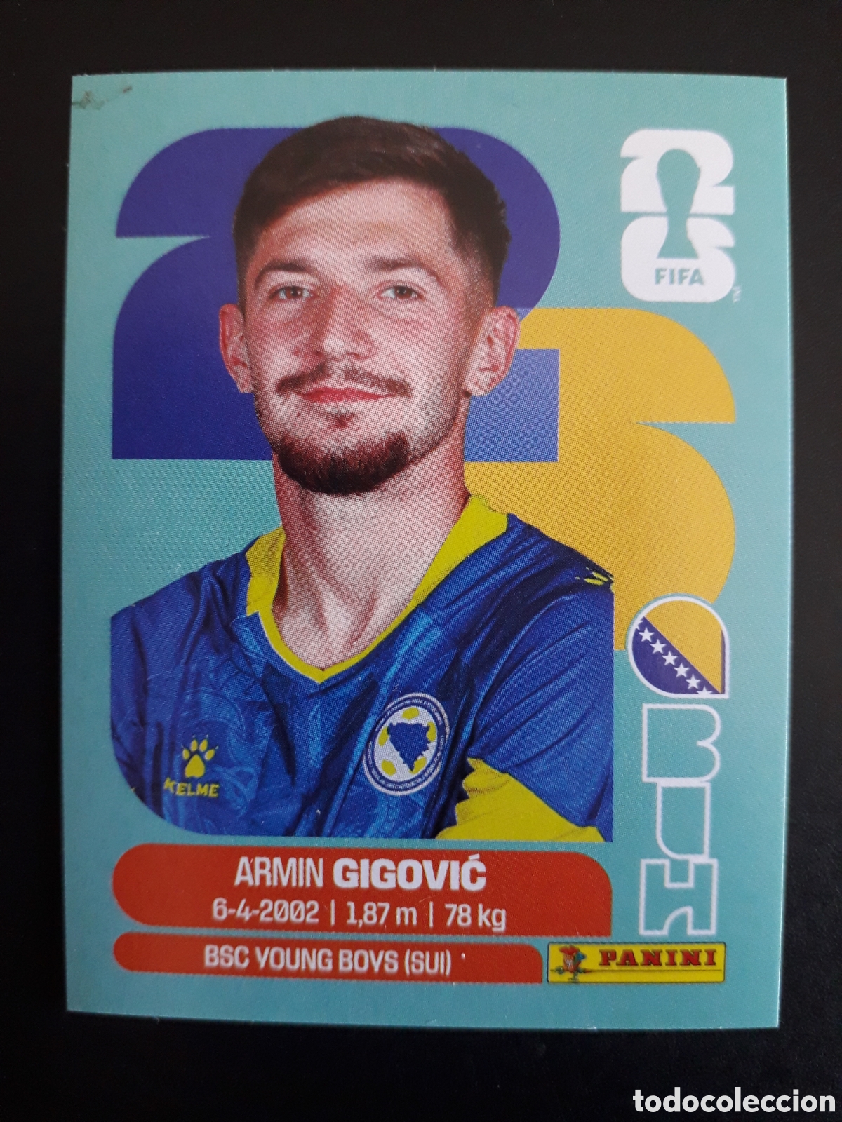 Football Stickers: GIGOVIĆ BOSNIA HERCEGOVINA BIH 10 MUNDIAL F&Uacute;TBOL 2026 FIFA WORLD CUP PANINI SIN PEG PEDIDO M&Iacute;NIMO 3&euro;