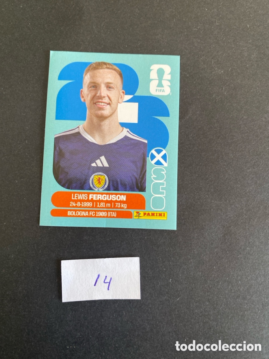 Football Stickers: Cromo Escocia Mundial 26 N* 14 nuevo