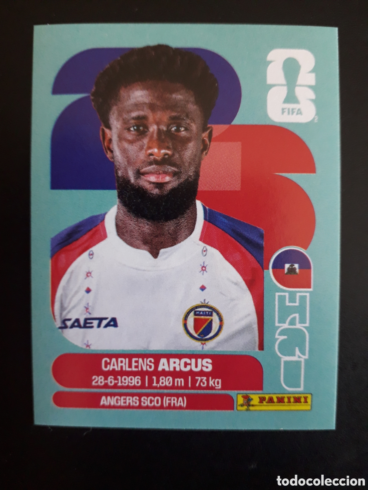 Football Stickers: ARCUS HAIT&Iacute; HAI 3 MUNDIAL F&Uacute;TBOL 2026 FIFA WORLD CUP PANINI SIN PEGAR PEDIDO M&Iacute;NIMO 3&euro;