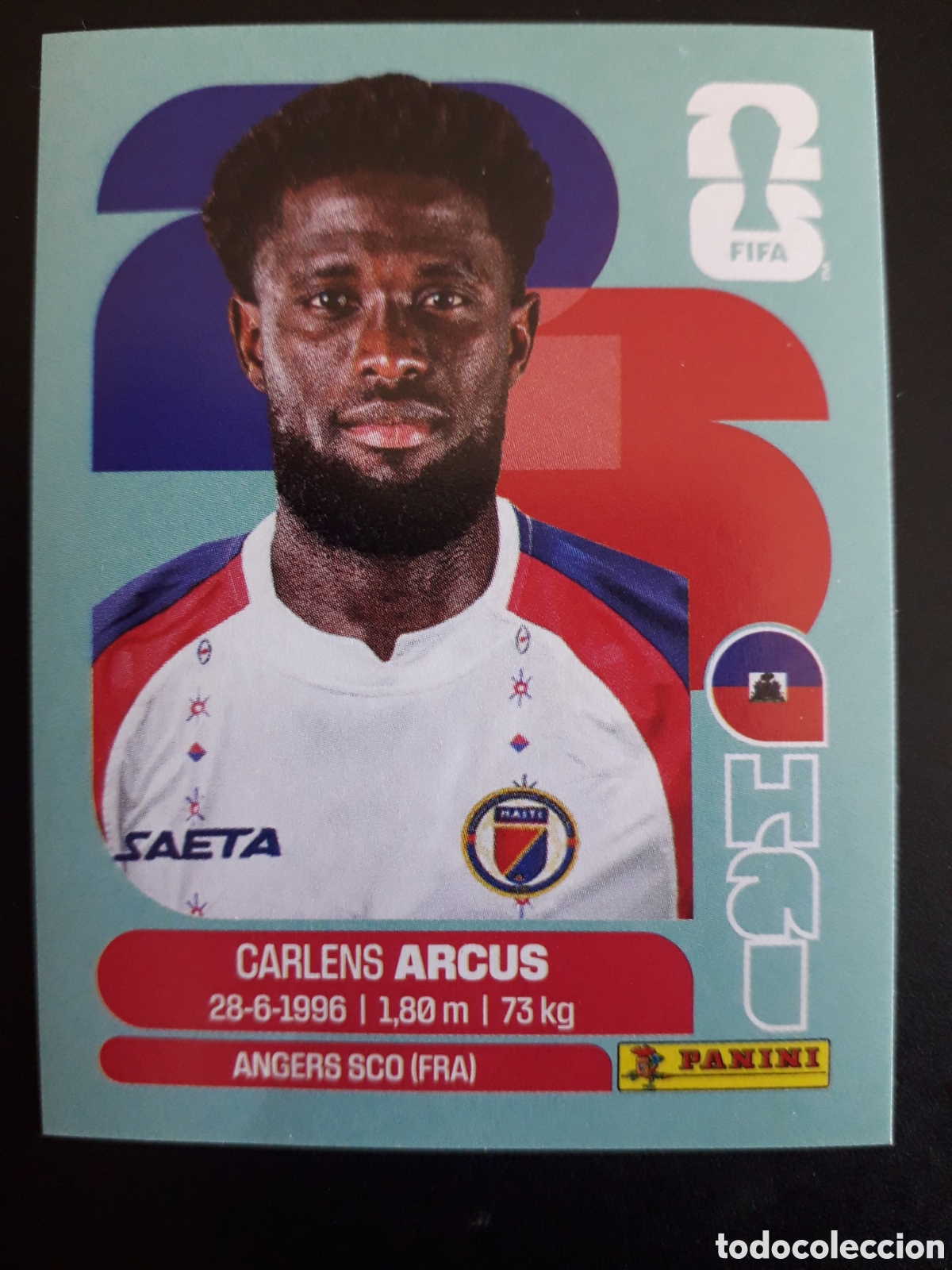 Football Stickers: ARCUS HAIT&Iacute; HAI 3 MUNDIAL F&Uacute;TBOL 2026 FIFA WORLD CUP PANINI SIN PEGAR PEDIDO M&Iacute;NIMO 3&euro;