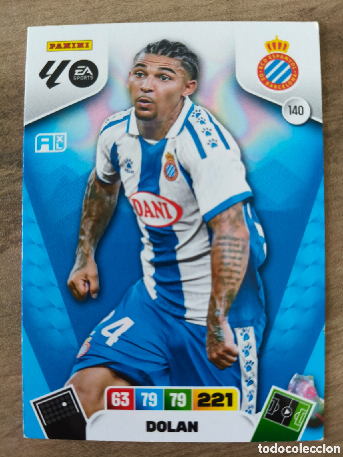 Football Stickers: Dolan 140 Espa&ntilde;ol Adrenalyn XL Liga 25 26