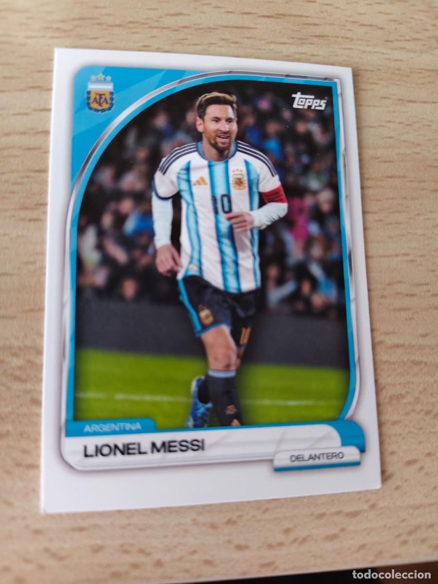 Fu&szlig;ball-Sticker: 17 COLLECTOR TIN ARGENTINA 25 26 LIONEL MESSI FIRST TEAM TOCADA ESQUINA TOPPS 2025 2026