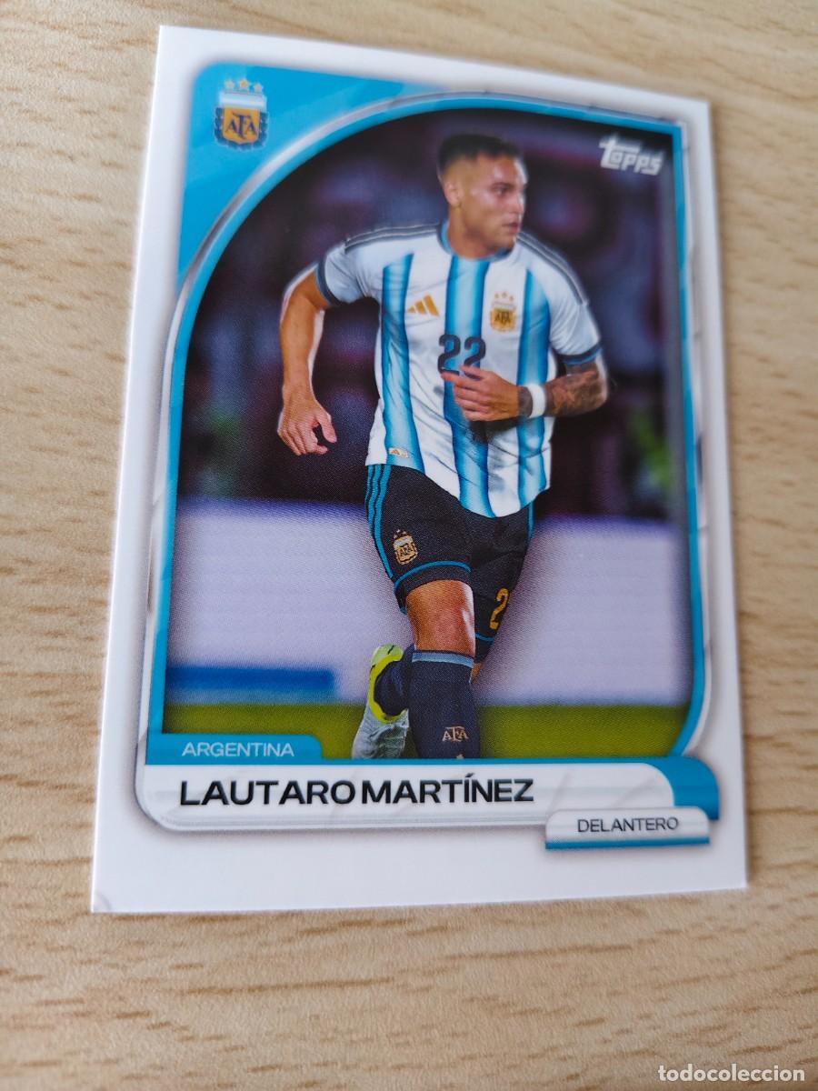 Cromos de F&uacute;tbol: 20 COLLECTOR TIN ARGENTINA 25 26 LAUTARO MART&Iacute;NEZ FIRST TEAM TOCADA ESQUINA TOPPS 2025 2026
