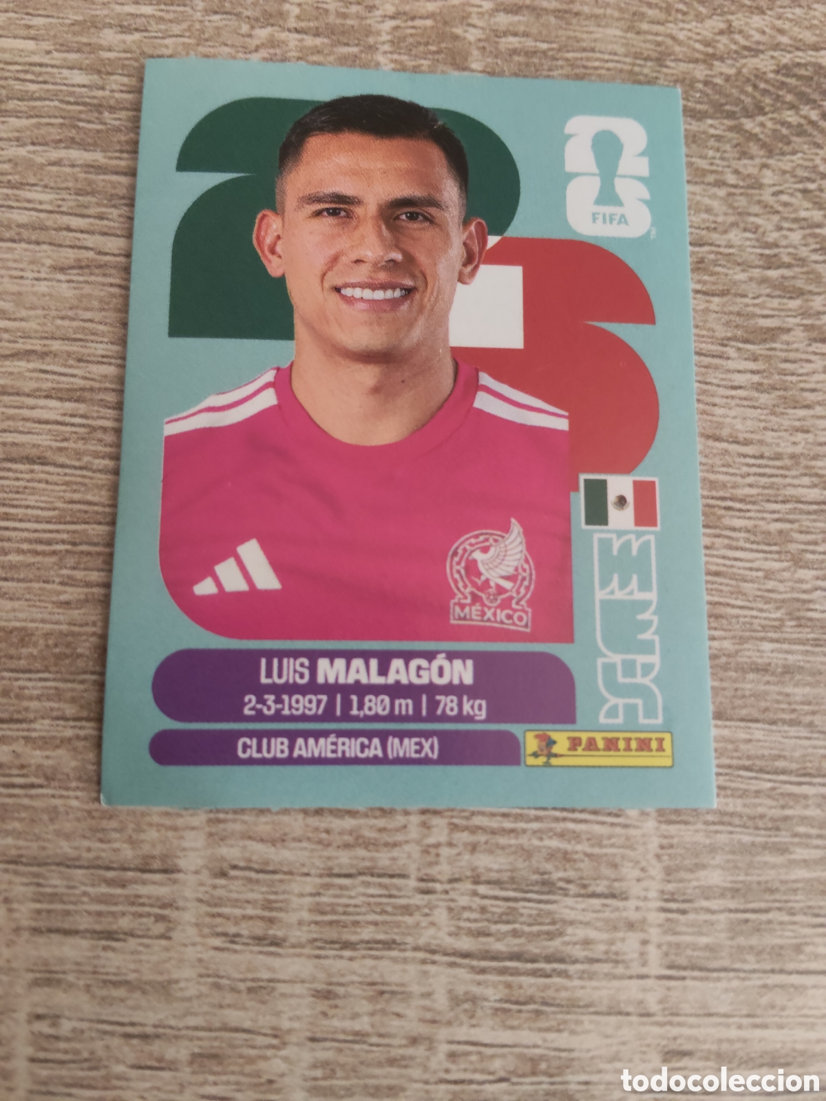 Cromos de F&uacute;tbol: Panini mundial 2026 MEX 2 Luis Malag&oacute;n M&eacute;xico