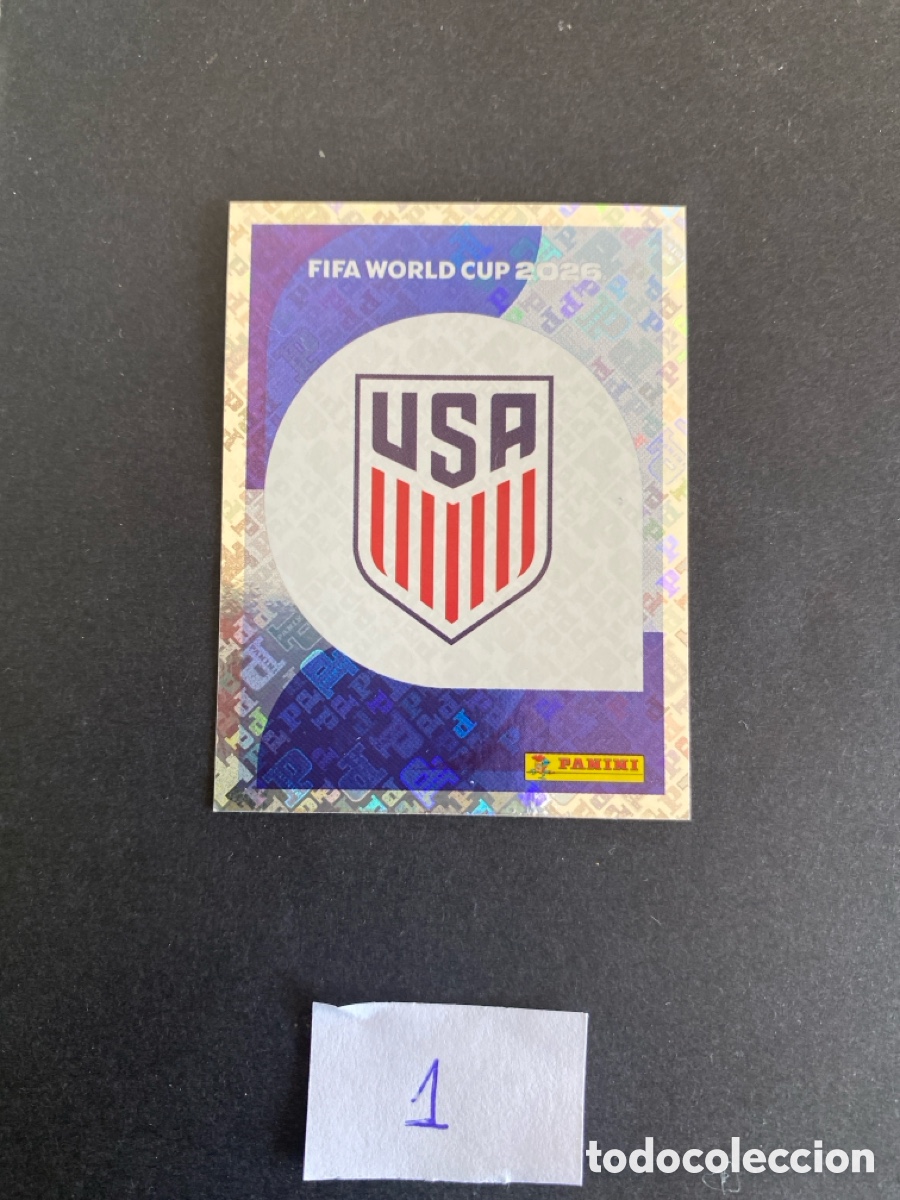 Cromos de F&uacute;tbol: Cromo USA Mundial 26 N*1 nuevo