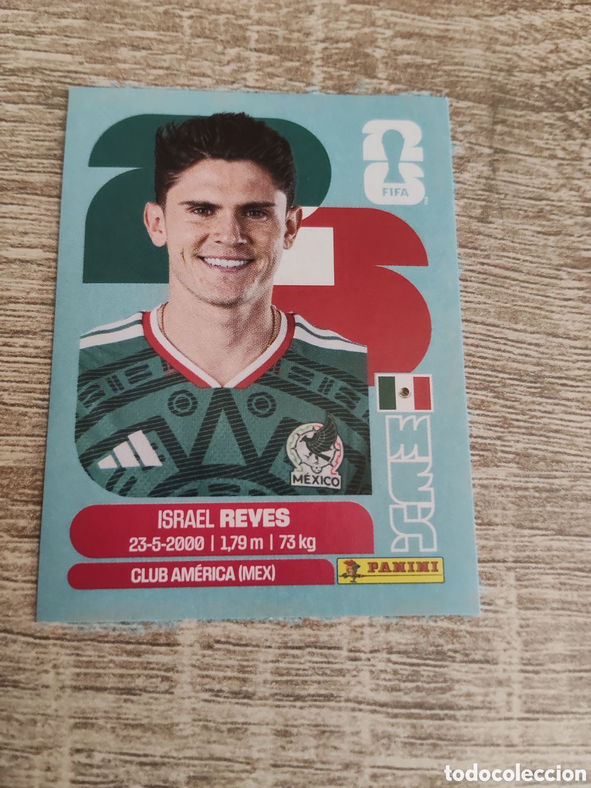 Cromos de F&uacute;tbol: Panini mundial 2026 MEX 7 Israel Reyes M&eacute;xico