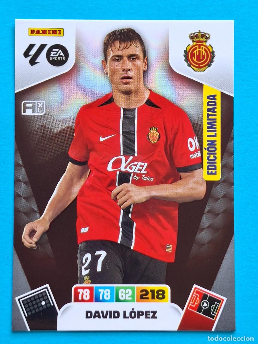 Cromos de F&uacute;tbol: LAST MOMENT JUG&Oacute;N Edici&oacute;n Limitada DAVID L&Oacute;PEZ (Mallorca) - Adrenalyn XL LaLiga 2025-26