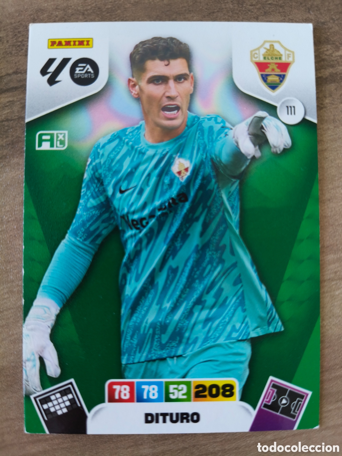 Cromos de F&uacute;tbol: Dituro 111 Elche Adrenalyn XL Liga 25 26