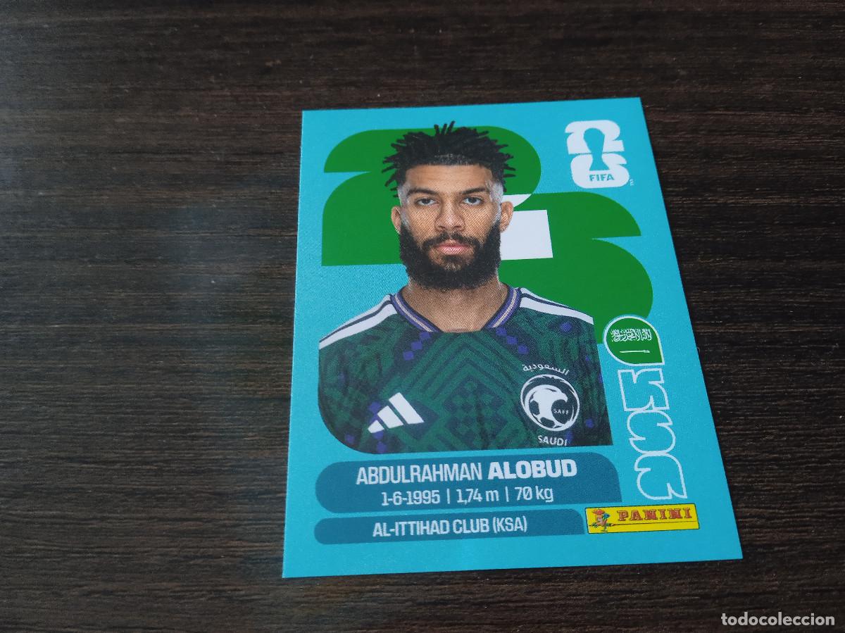 Cromos de F&uacute;tbol: Cromo Mundial Futbol 2026 Panini canada usa Mexico Arabia Saudi Abdulrahman Alobud KSA 17