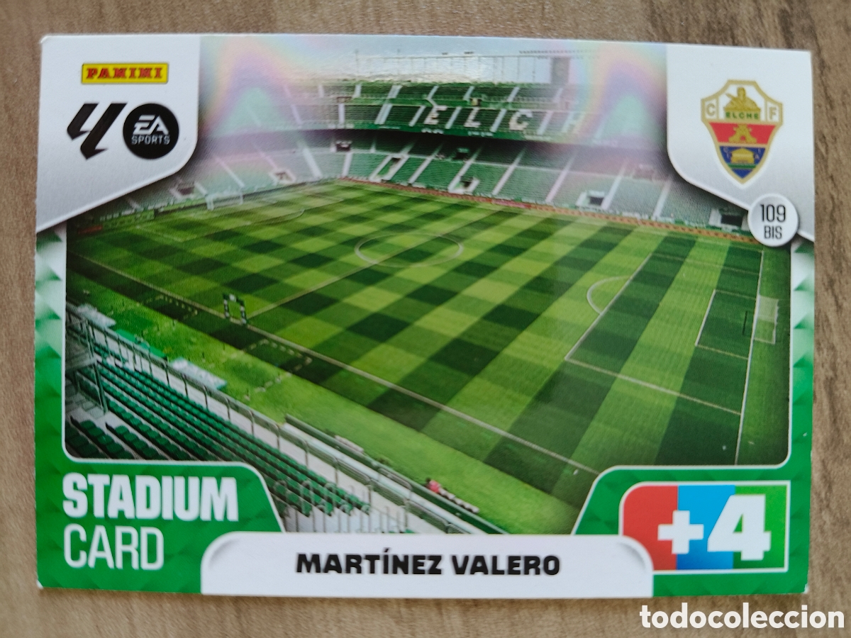 Cromos de F&uacute;tbol: Stadium Card Martinez Valero 109 Bis Elche Adrenalyn XL Liga 25 26