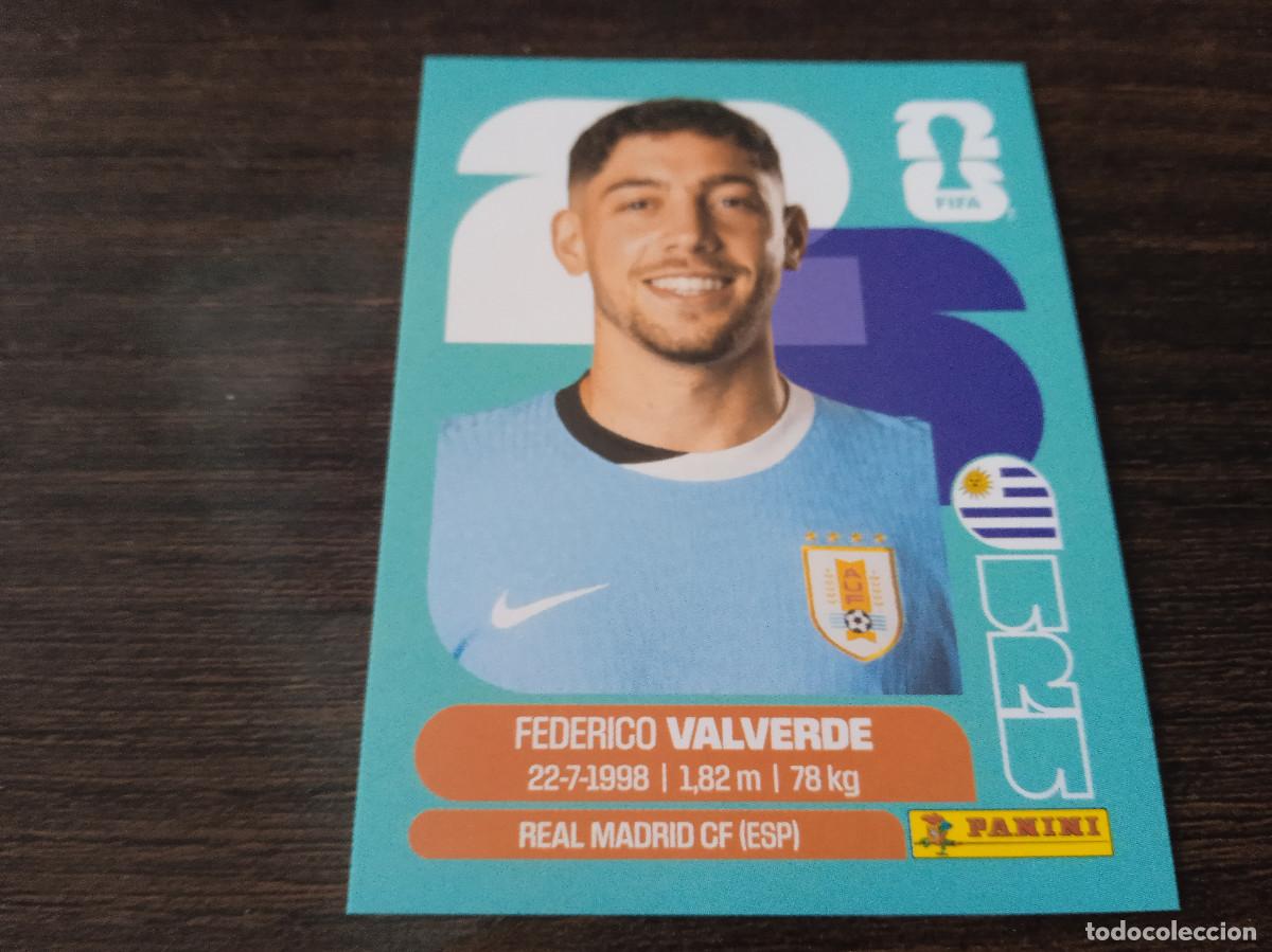 Cromos de F&uacute;tbol: Cromo Mundial Futbol 2026 Panini canada usa Mexico Uruguay Federico Valverde URU 10