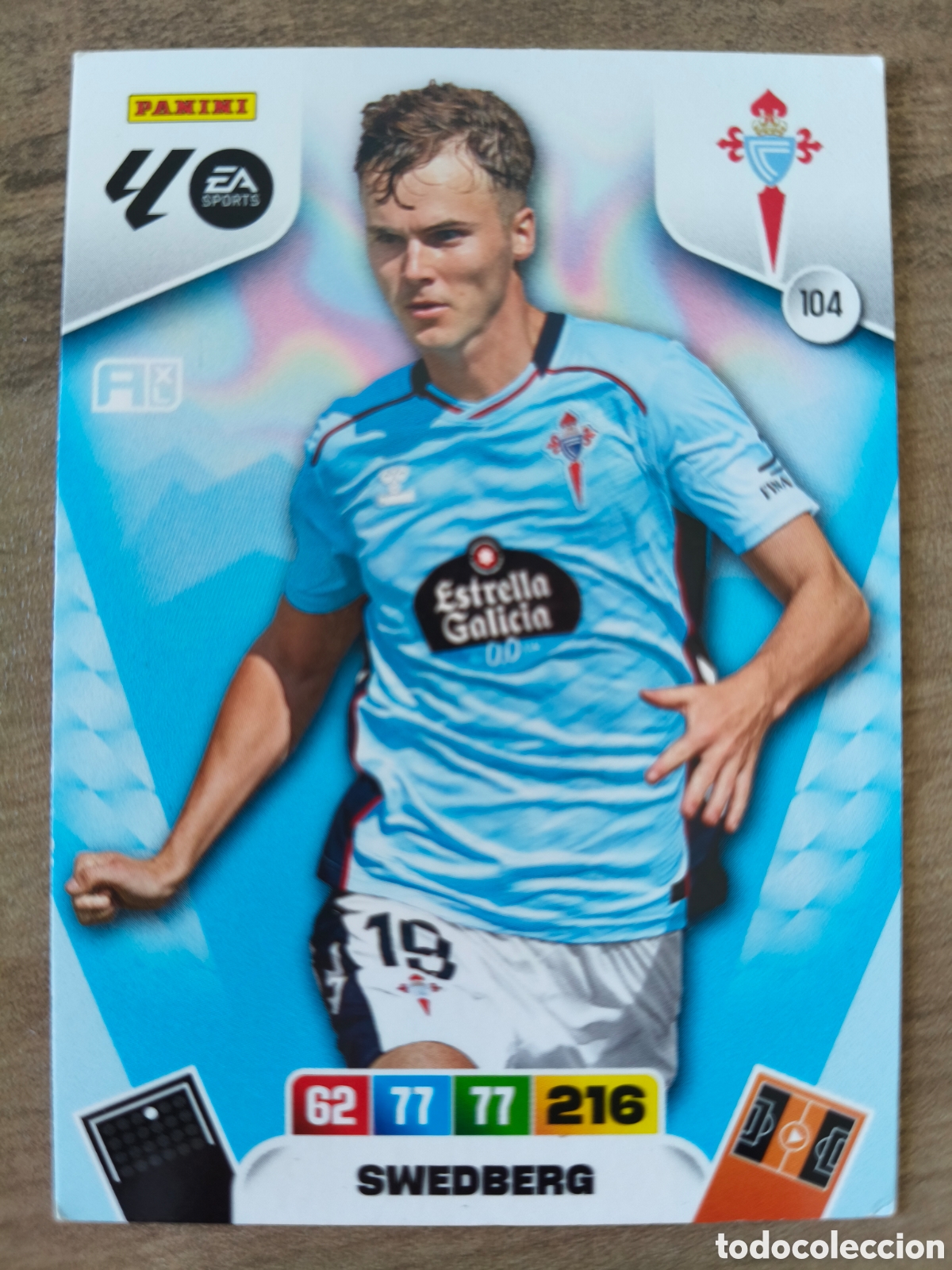 Cromos de F&uacute;tbol: Swedberg 104 Celta Adrenalyn XL Liga 25 26
