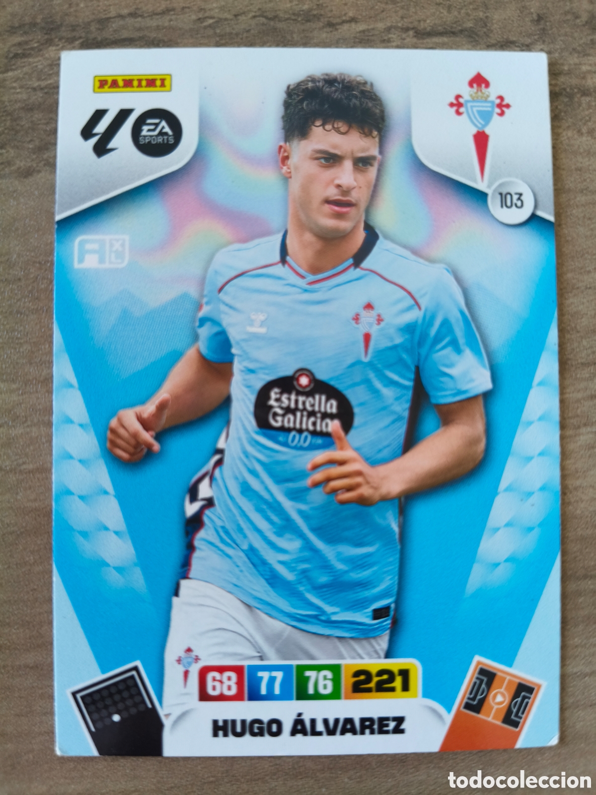 Cromos de F&uacute;tbol: Hugo Alvarez 103 Celta Adrenalyn XL Liga 25 26