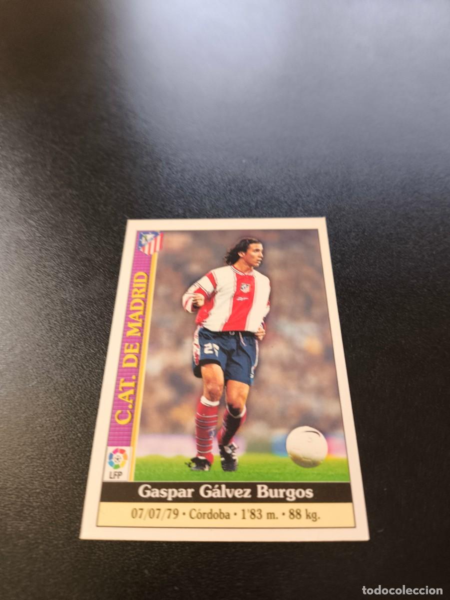 Cromos de F&uacute;tbol: 580 Gaspar ATLETICO DE MADRID ULTIMA HORA IV MUNDICROMO FICHAS LIGA 1999 2000 99 00 NO PANINI ESTE