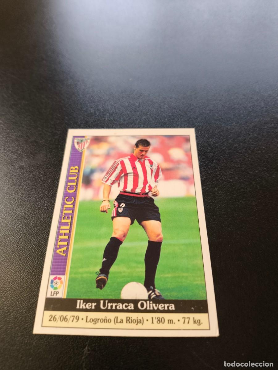 Cromos de F&uacute;tbol: 581 Urraca ATHLETIC DE BILBAO ULTIMA HORA IV MUNDICROMO FICHAS LIGA 1999 2000 99 00 NO PANINI ESTE