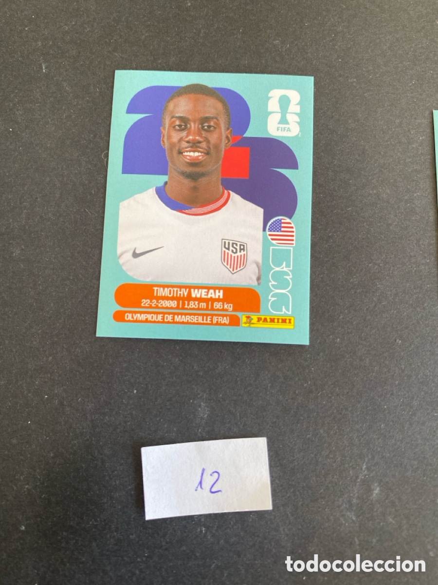 Cromos de F&uacute;tbol: Cromo USA Mundial 26 N* 12 nuevo