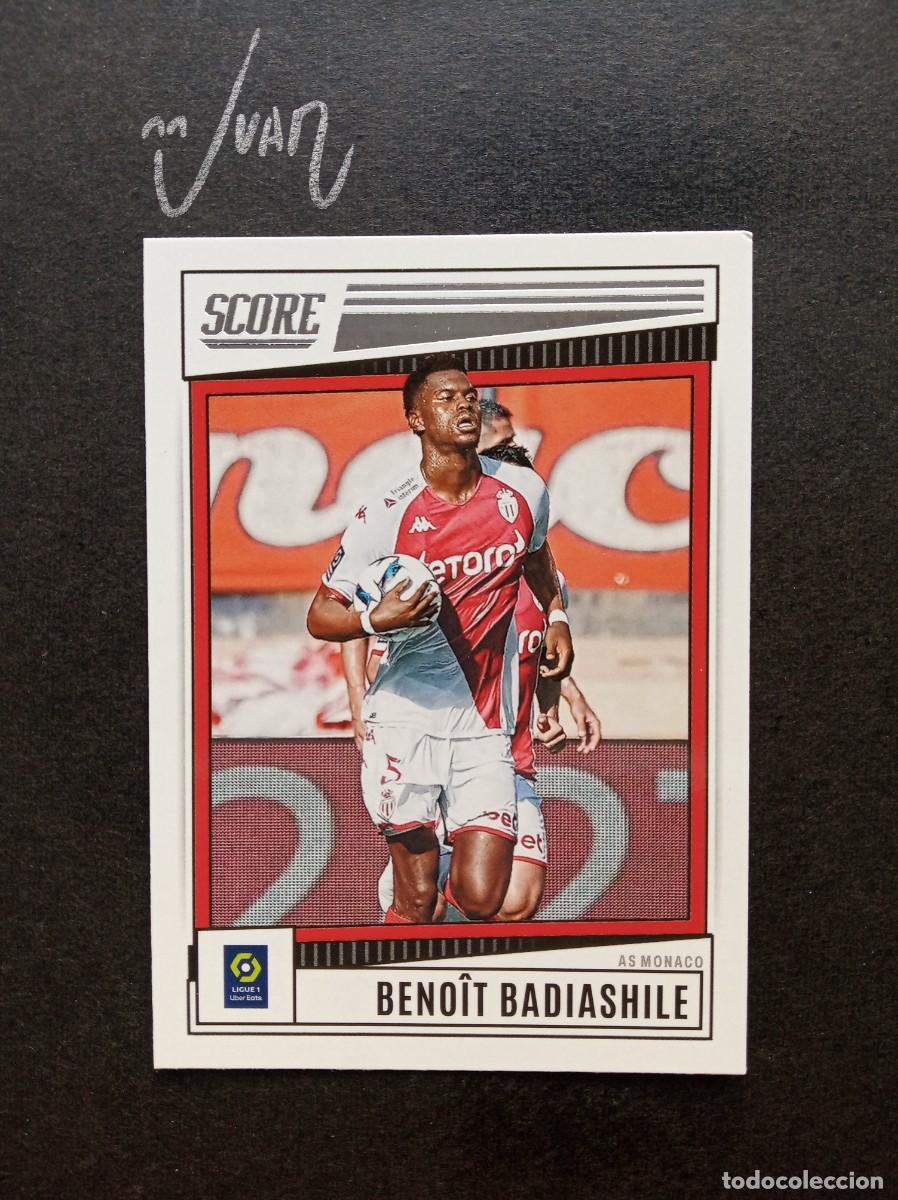 Cromos de F&uacute;tbol: N&ordm; 102 BENOIT BADIASHILE AS MONACO ⚽ PANINI &reg; SCORE LIGUE 1 FRANCIA 2022 2023 22 23 NUEVO