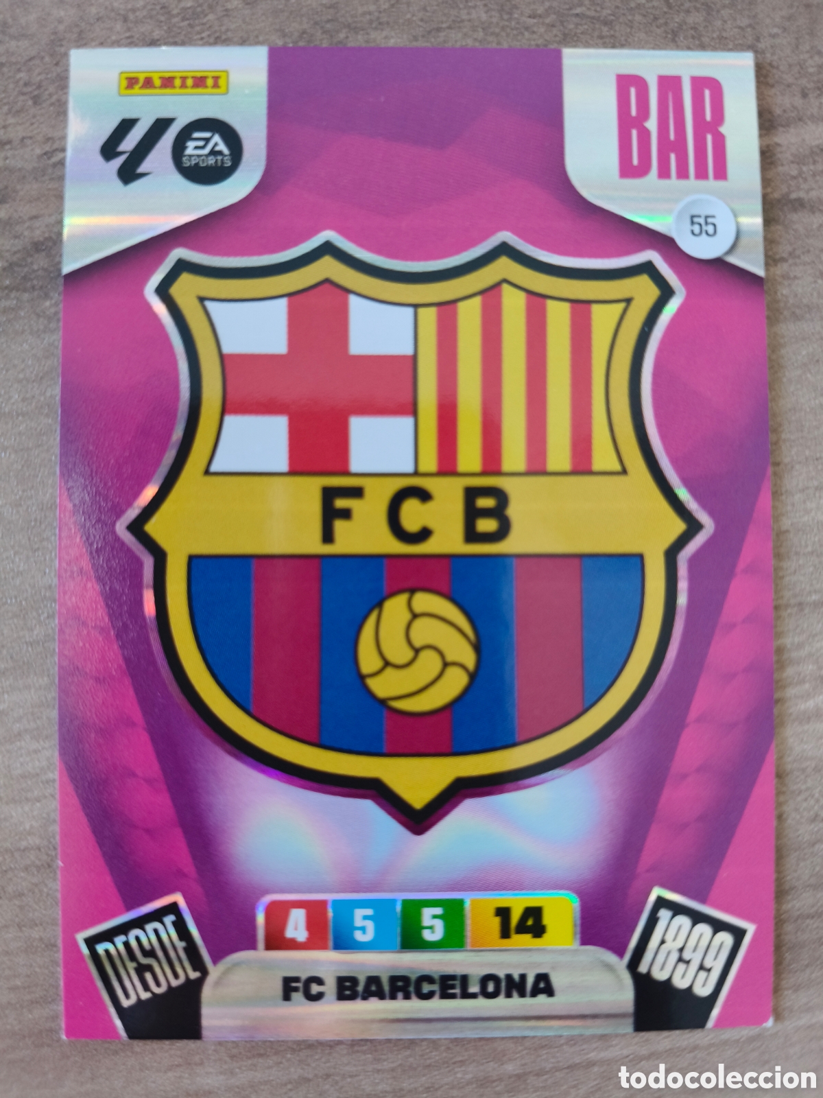 Cromos de F&uacute;tbol: Escudo 55 Barcelona Adrenalyn XL Liga 25 26