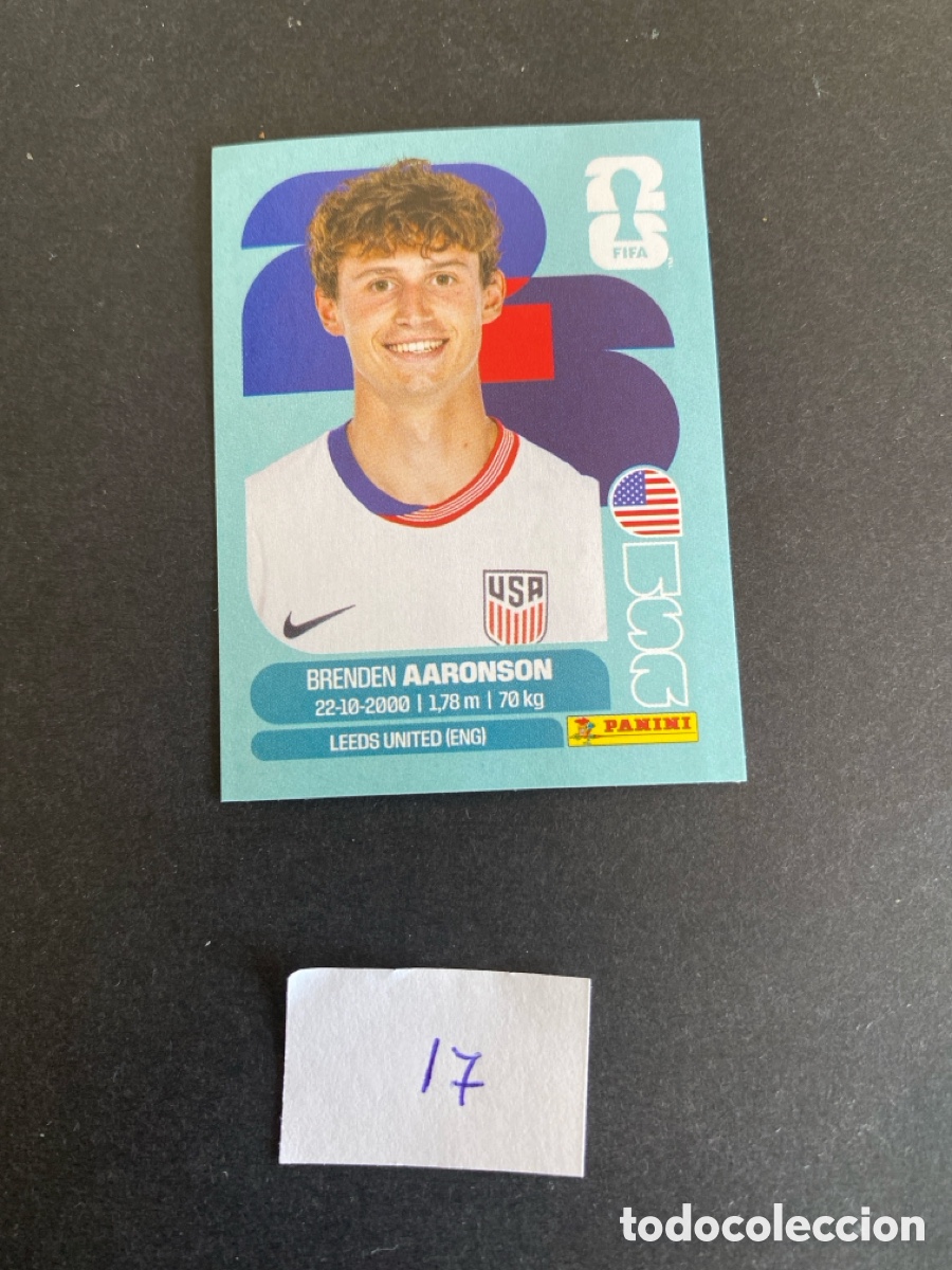 Cartes &agrave; collectionner de Football: Cromo USA Mundial 26 N* 17 nuevo