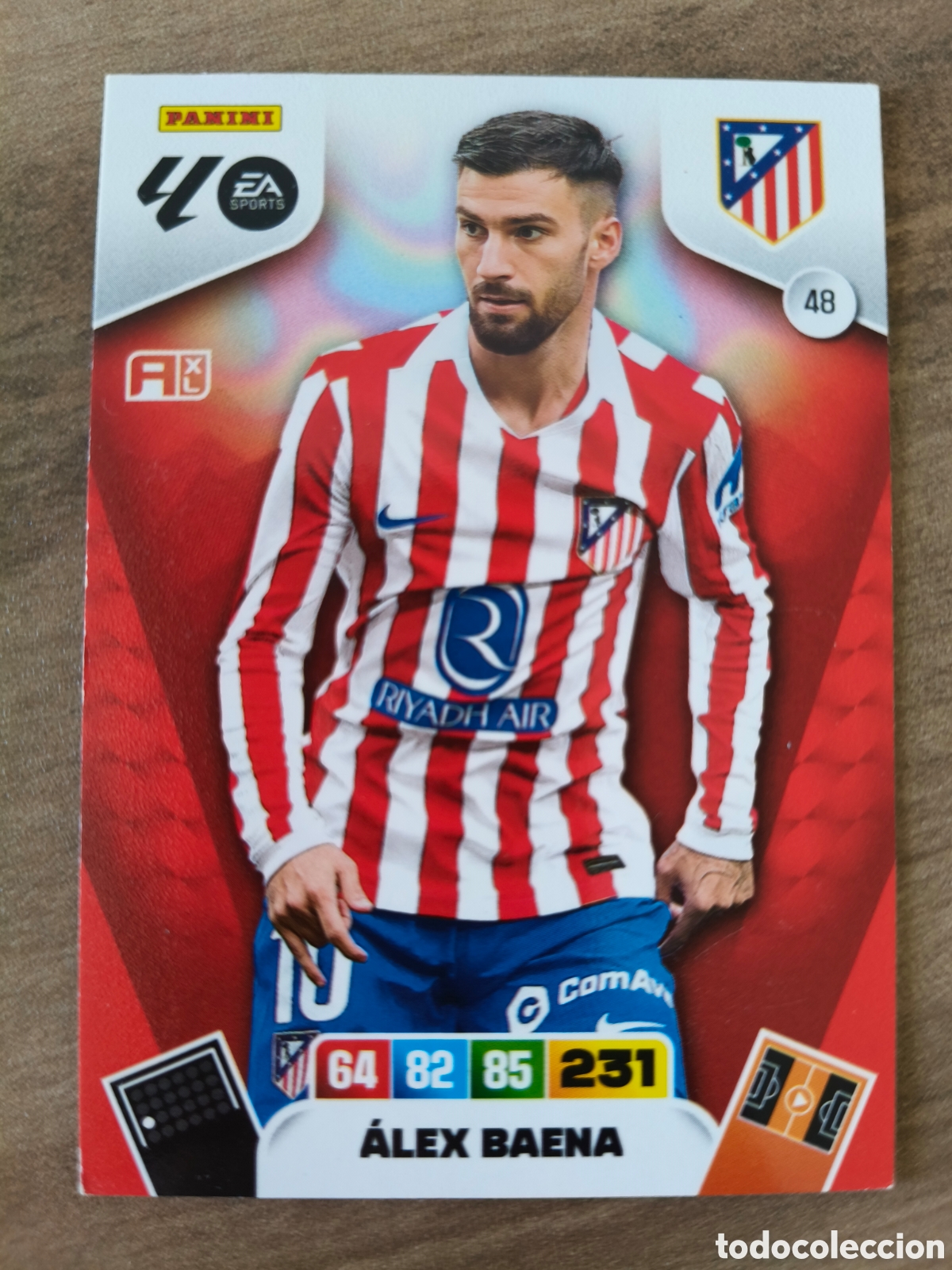 Cromos de F&uacute;tbol: Alex Baena 48 Atletico de Madrid Adrenalyn XL Liga 25 26