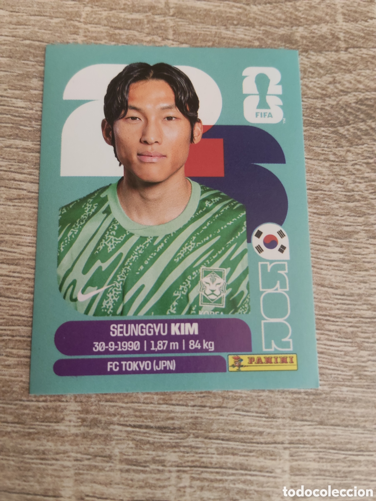 Cromos de F&uacute;tbol: Panini mundial 2026 KOR 3 Seunggyu Kim Corea del Sur