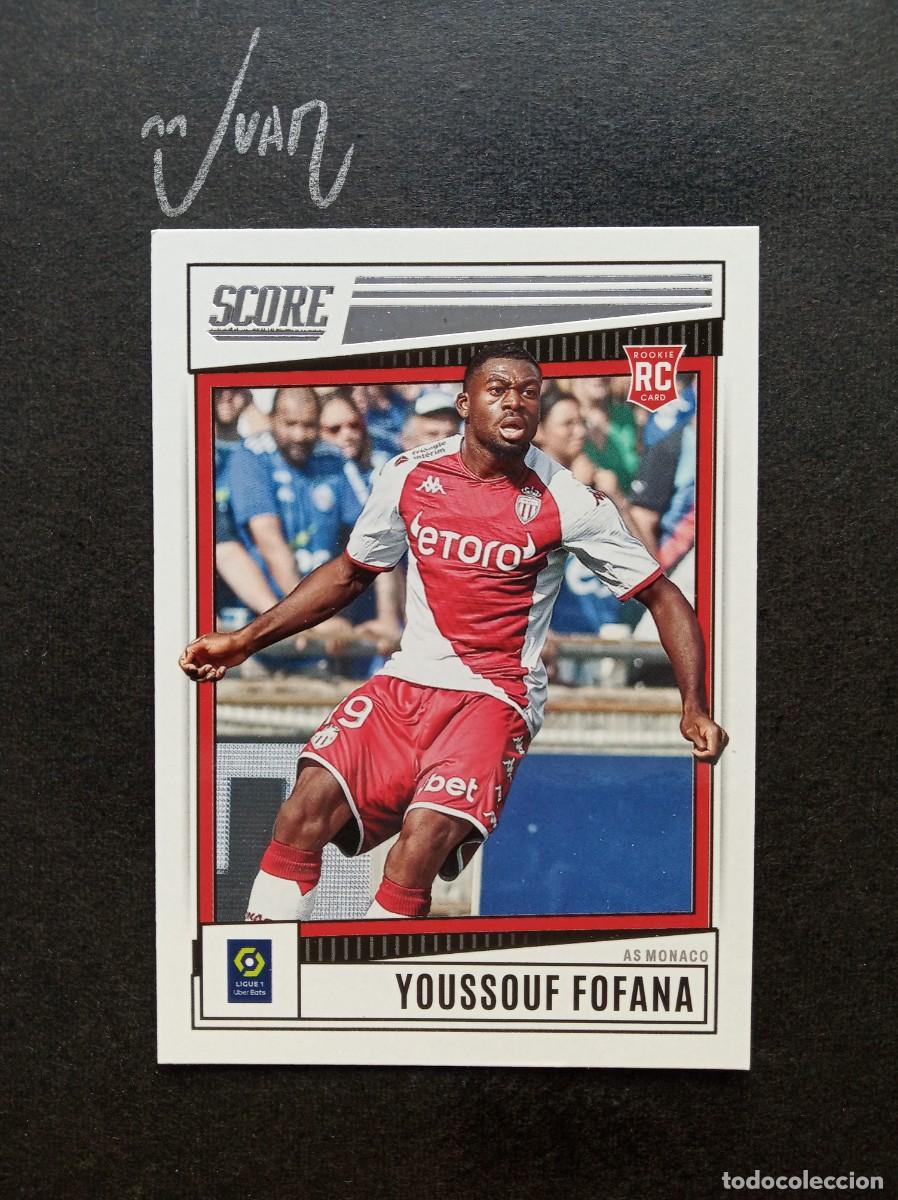 Cromos de F&uacute;tbol: N&ordm; 110 ROOKIE YOUSSOUF FOFANA AS MONACO MILAN ⚽ PANINI &reg; SCORE LIGUE 1 FRANCIA 2022 2023 22 23 NUEVO