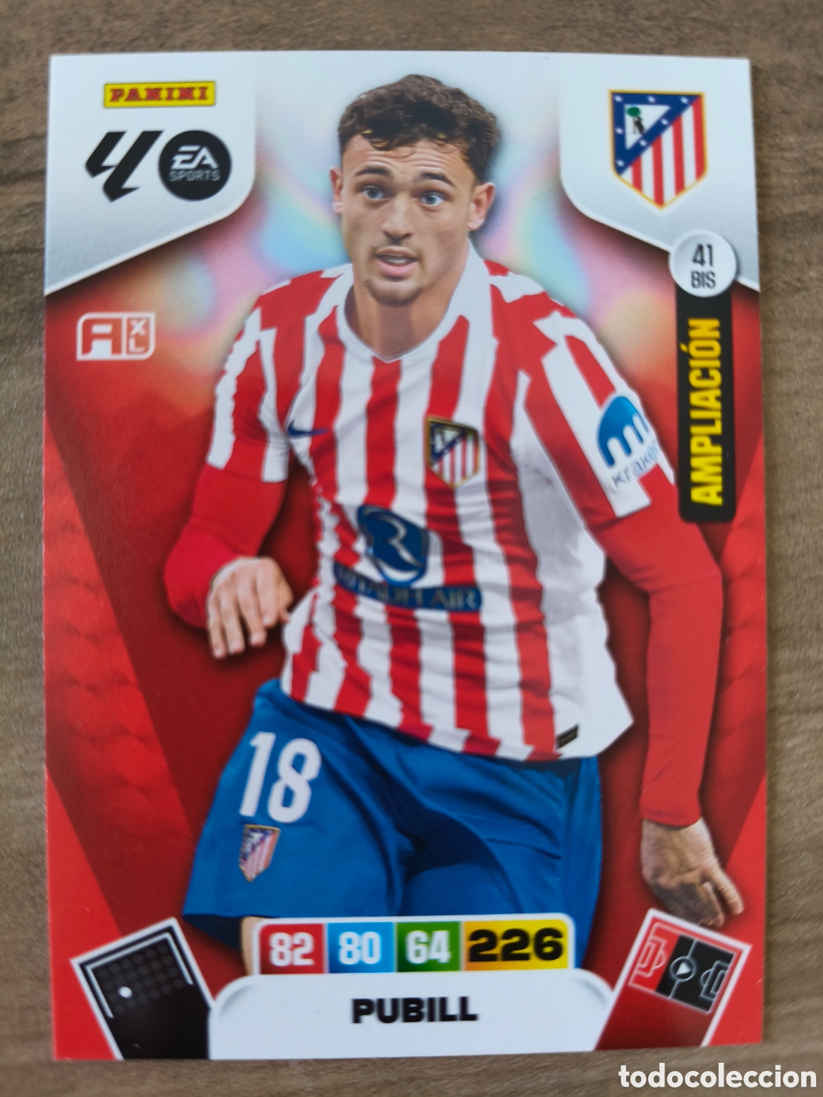 Cromos de F&uacute;tbol: Pubill 41 Bis Atletico de Madrid Adrenalyn XL Liga 25 26