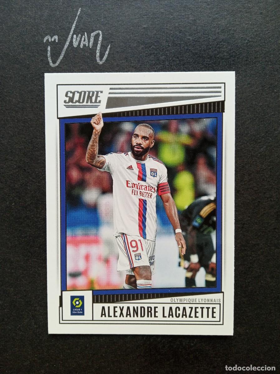 Cromos de F&uacute;tbol: N&ordm; 81 LACAZETTE OLYMPIQUE LYON ⚽ PANINI &reg; SCORE LIGUE 1 FRANCIA 2022 2023 22 23 NUEVO