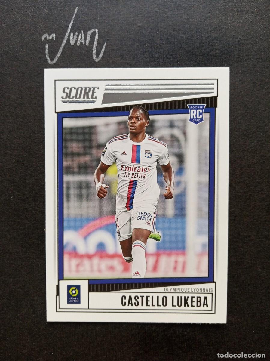 Cromos de F&uacute;tbol: N&ordm; 82 ROOKIE CASTELLO LUKEBA OLYMPIQUE LYON ⚽ PANINI &reg; SCORE LIGUE 1 FRANCIA 2022 2023 22 23 NUEVO