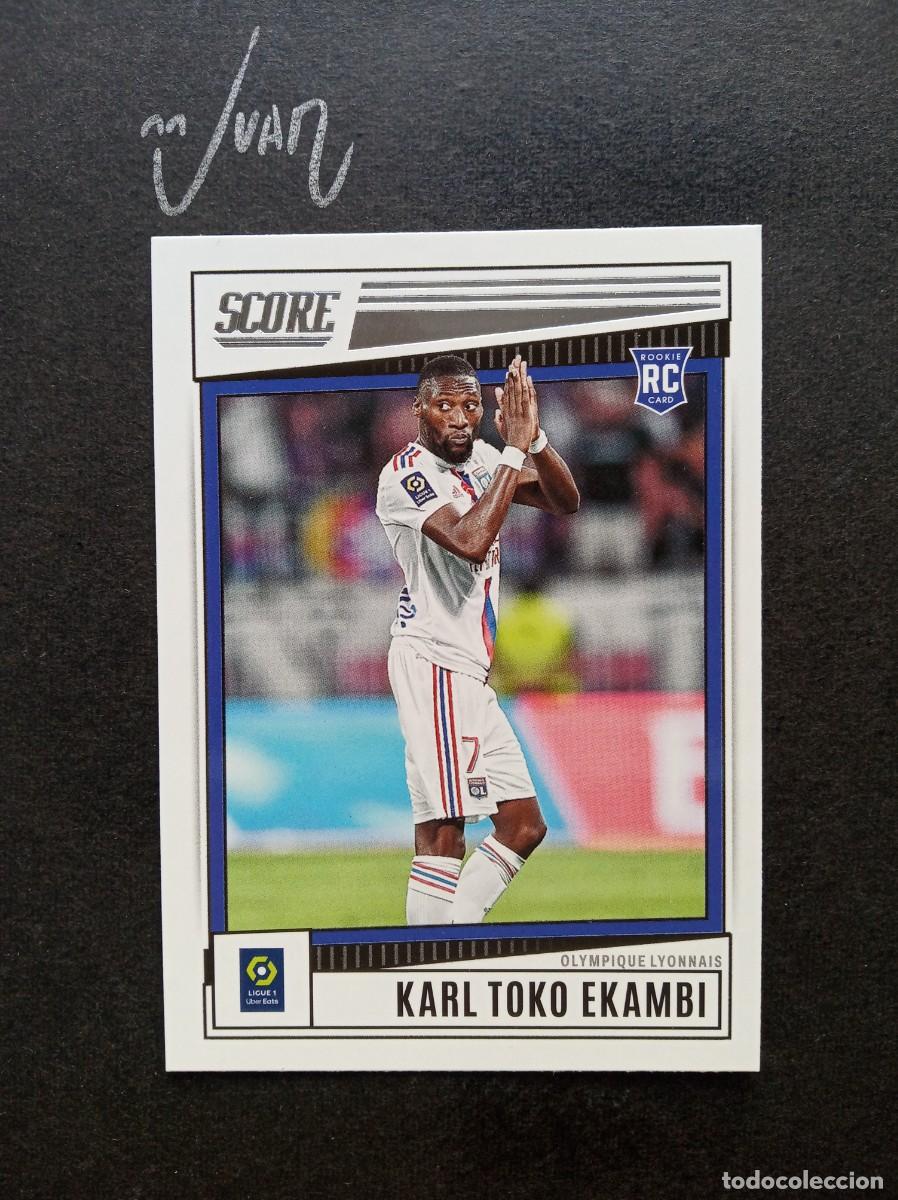 Cromos de F&uacute;tbol: N&ordm; 85 ROOKIE EKAMBI OLYMPIQUE LYON VILLARREAL ⚽ PANINI &reg; SCORE LIGUE 1 FRANCIA 2022 2023 22 23 NUEVO