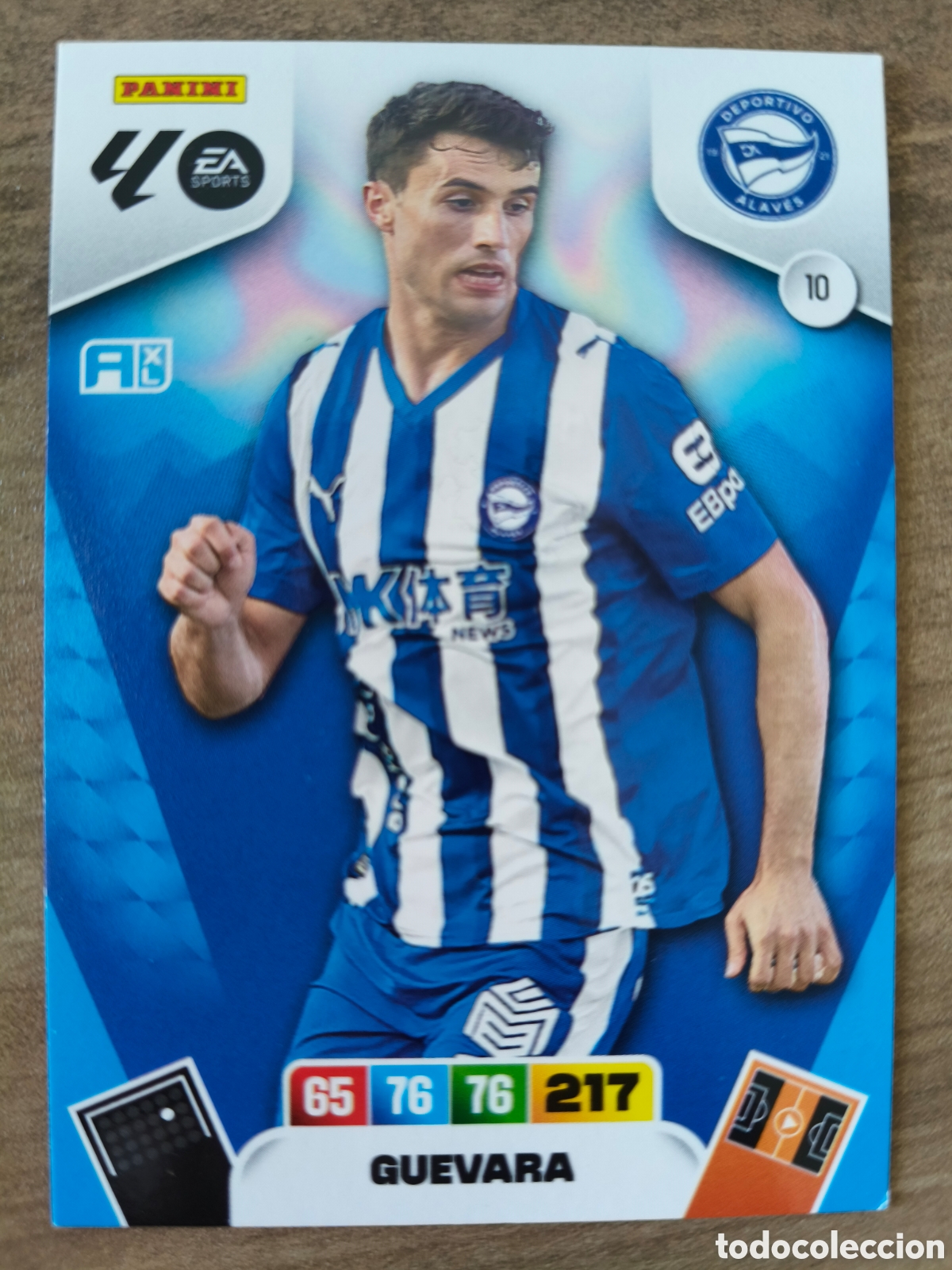 Cromos de F&uacute;tbol: Guevara 10 Alaves Adrenalyn XL Liga 25 26
