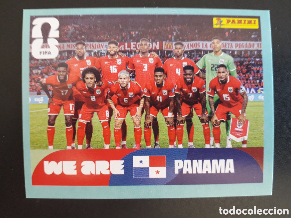Football Stickers: EQUIPO PANAM&Aacute; PAN 13 MUNDIAL F&Uacute;TBOL 2026 FIFA WORLD CUP PANINI SIN PEGAR PEDIDO M&Iacute;NIMO 3&euro;